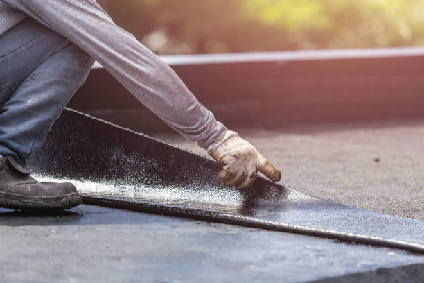 Professional Basement Waterproofing technician working in Salem, NJ